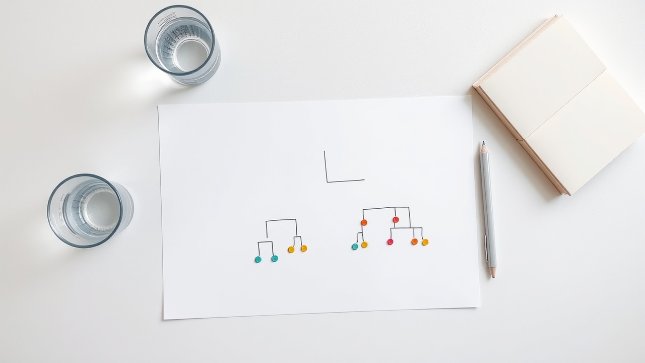 Vexis organizational design workshop — whiteboard with organizational charts and RACI matrices